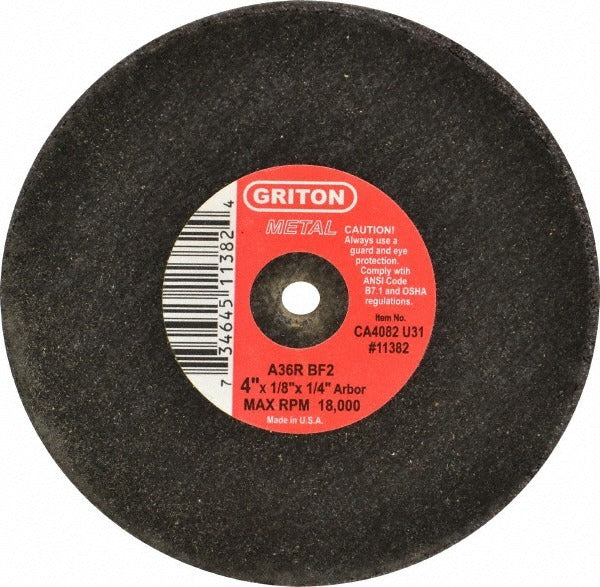 VALUE COLLECTION Value Collection CA4082U31 Cut-off Wheel 36 Grit Steel