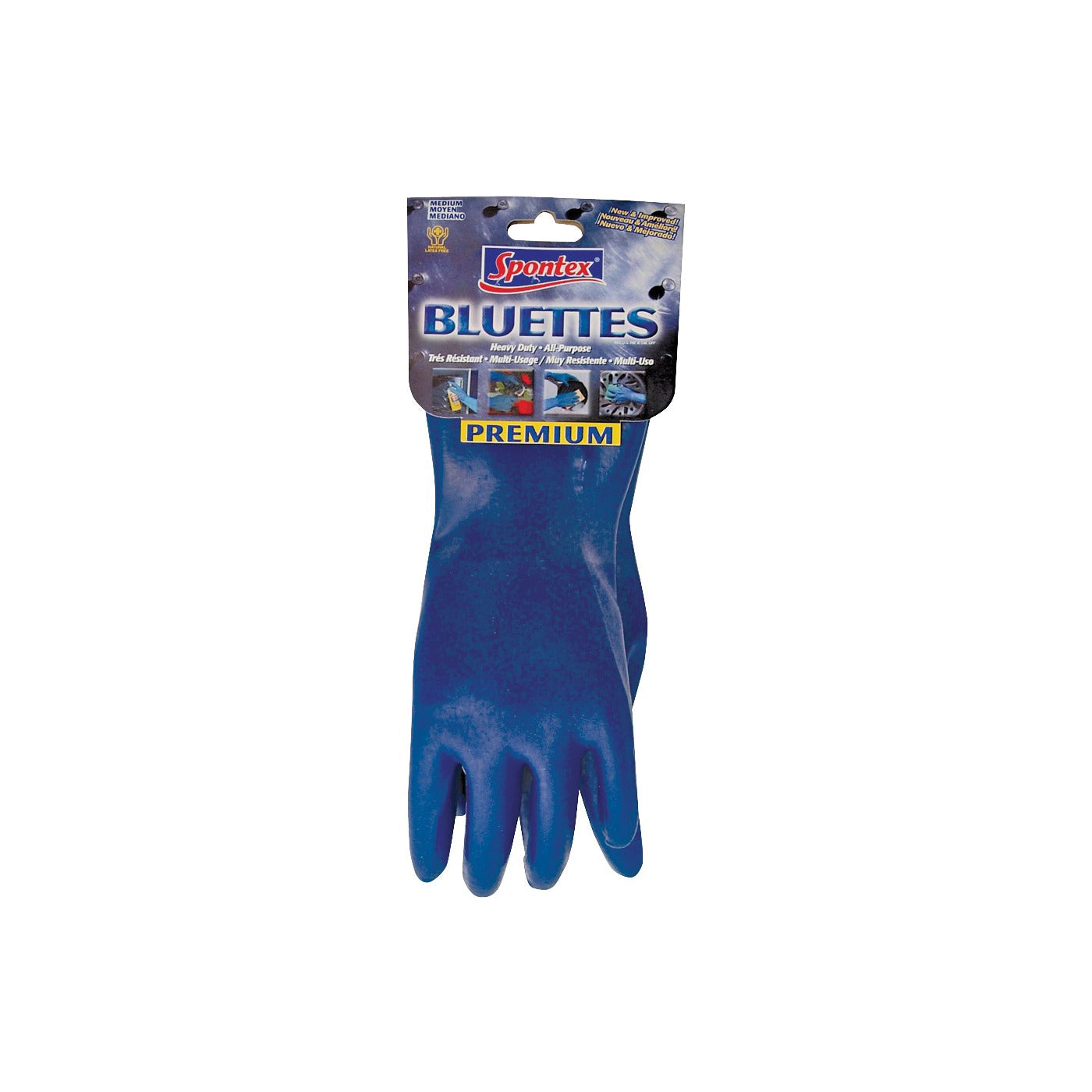 SPONTEX Spontex 34331129 Bluettes household protective gloves XL longer cuff 34331129