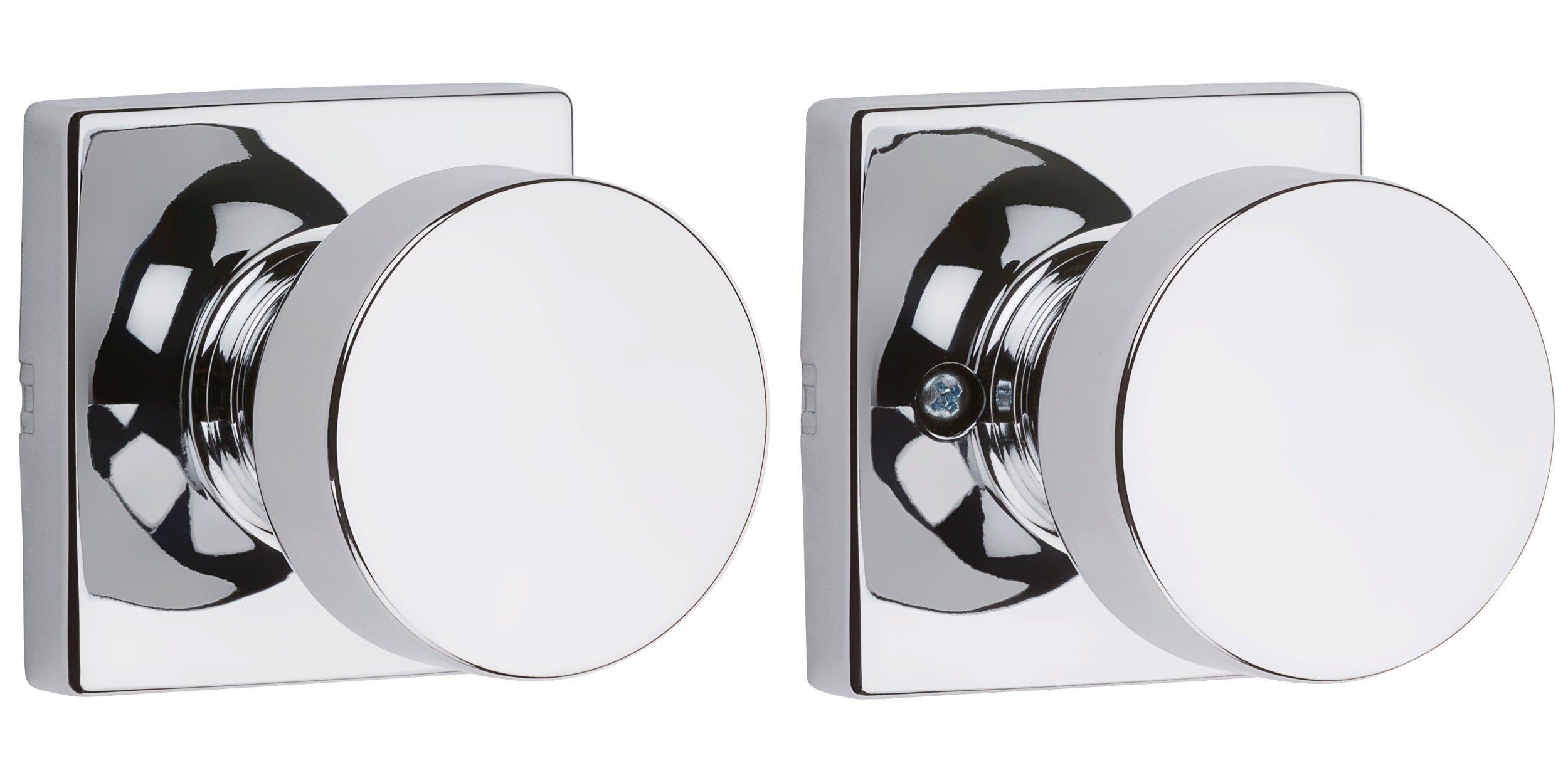 KWIKSET Kwikset 720PSKSQT-26 Pismo Passage Knob Bright Chrome