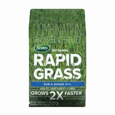 SCOTTS Scotts Lawns 18117 Rapid Grass Sun Shade Mix 2.4 Lb