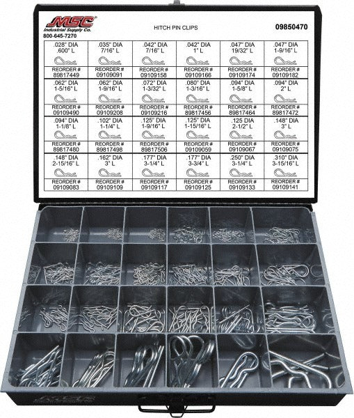VALUE COLLECTION Value Collection 09850470 Hitch Pin Assortment 359 Piece