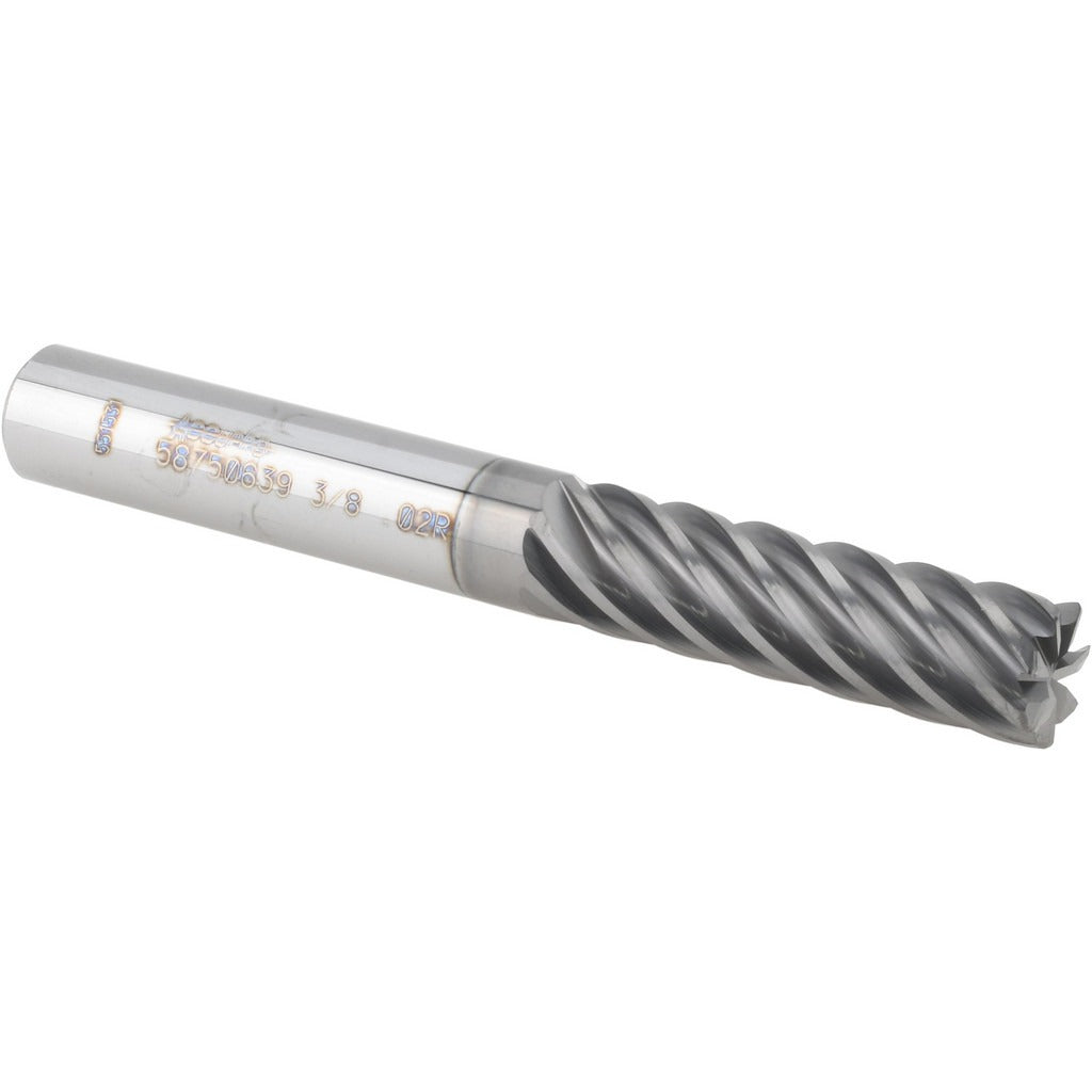 ACCUPRO Accupro 12180840 Corner Radius End Mill 3/8 in 7 Flute