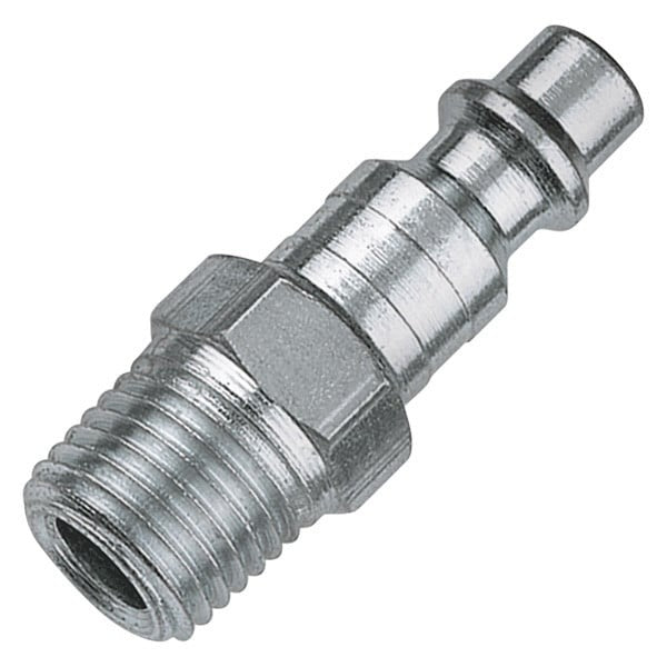 TRU-FLATE Tru-Flate 12-225 Industrial/Milton 1/4 in Mnpt Steel Industrial Plug (Pack)