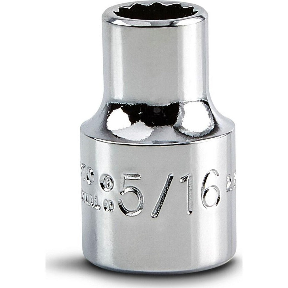 PROTO Proto J5210 Hand Socket 5/16 in 12-point 3/8 Drive