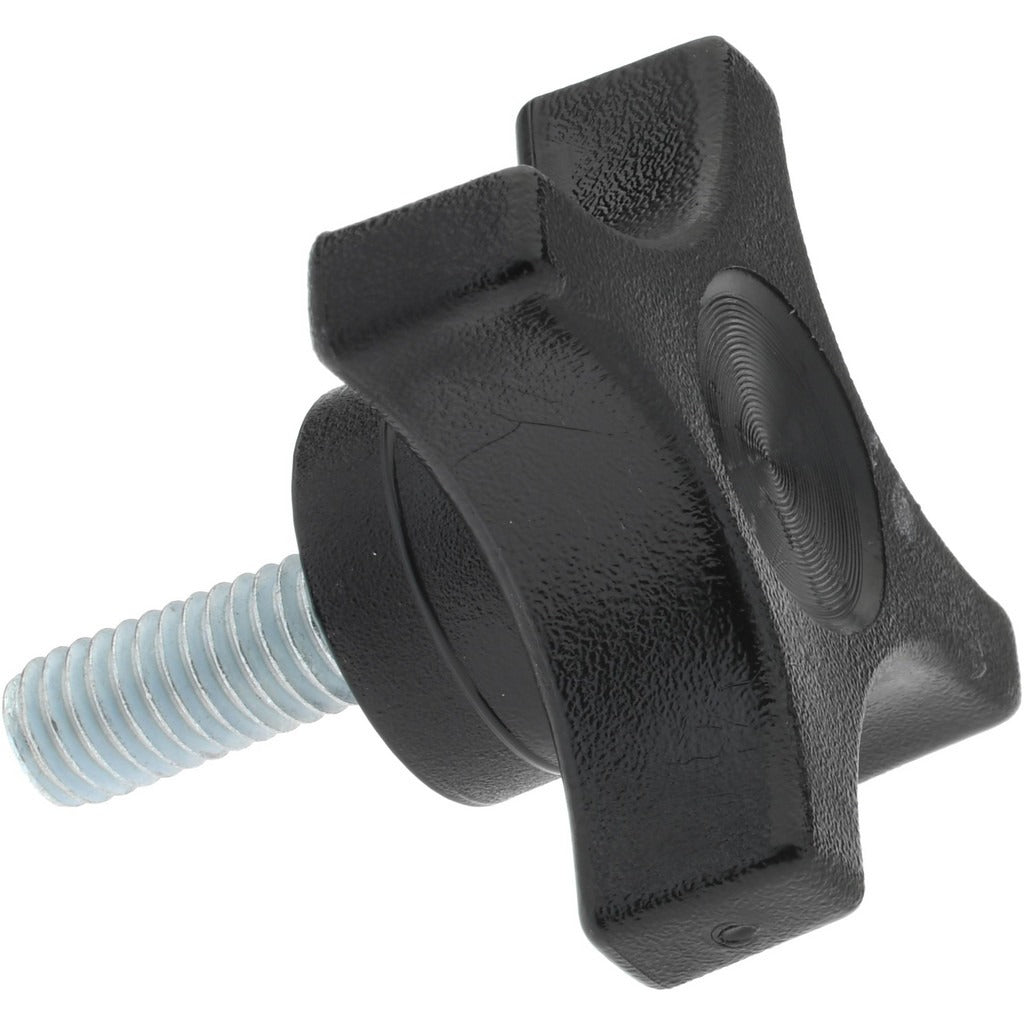 GIBRALTAR Gibraltar G10-2837-W Lobed Knob 4 Point Black