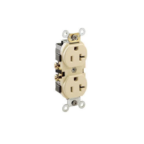 LEVITON Leviton CR20-IS 20 Amp 125 Volt NEMA 5-20R Narrow Body Duplex Receptacle (46 H x 1.56 W x 19 D) Replacement CR20I