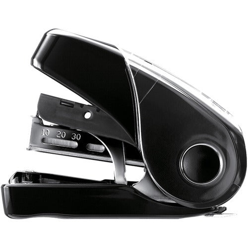 MAX Max Usa MXBHD10FL3BK Mini Stapler Flat Clinch 25 Sheet