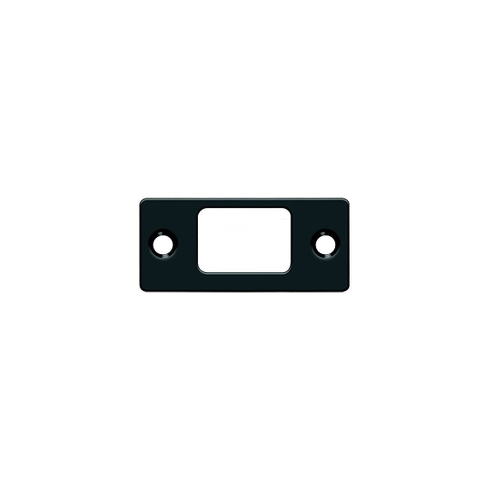 DELTANA Deltana SP2753U19 Deadbolt Strike Plate Black Finish