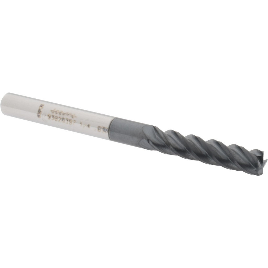 ACCUPRO Accupro 12183017 Corner Radius End Mill 1/4 in 4 Flute Altin