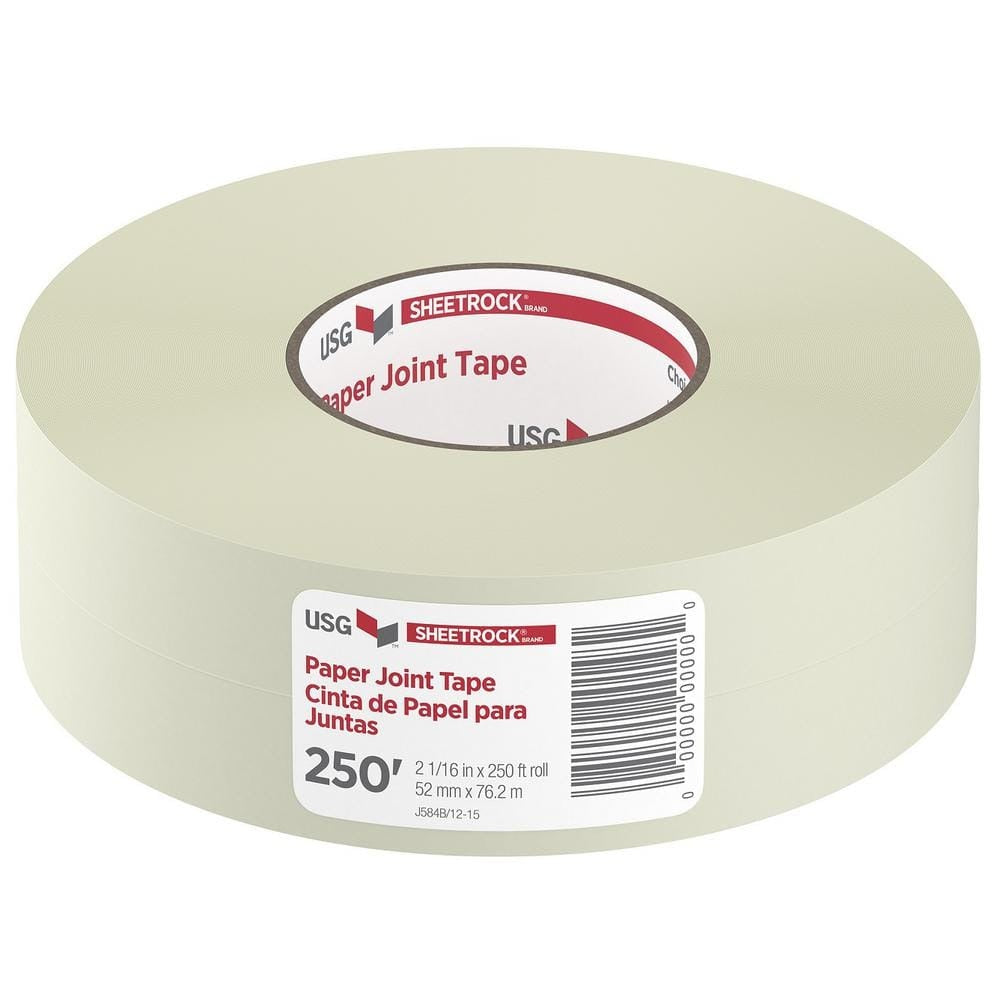 USG Usg 382175 Sheetrock paper drywall joint tape 2-1/16 in. x 250 ft.
