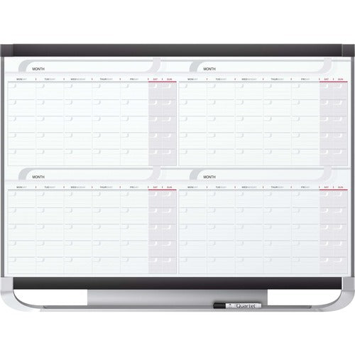 QUARTET Quartet QRT4MCP23P2 4-month Dry Erase Calendar Board