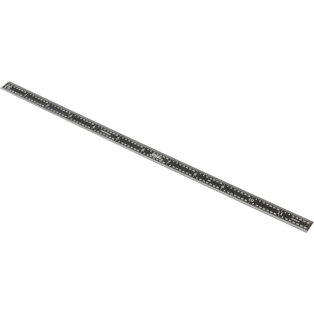 SPIROTHERM Spi 13-915-4 Flexible Steel Rule 12 Inch 3R Black Chrome