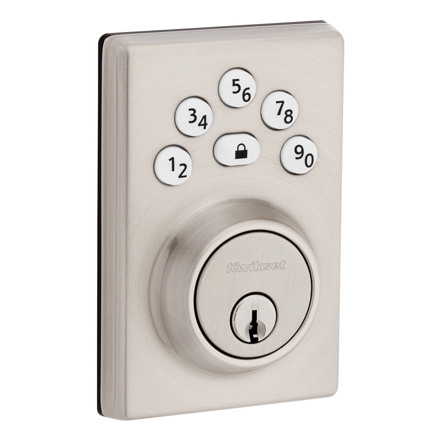 KWIKSET Kwikset 9240CNT-15 Smartcode Electronic Deadbolt Satin Nickel