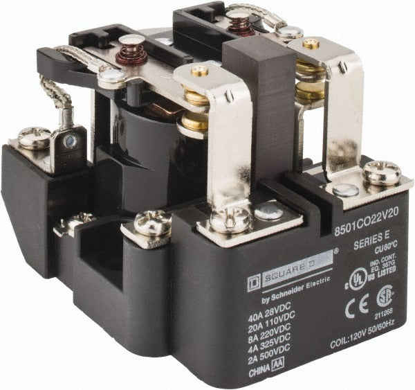 SCHNEIDER ELECTRIC Square D 8501CO22V20 General Purpose Relay Dpdt 10 Va