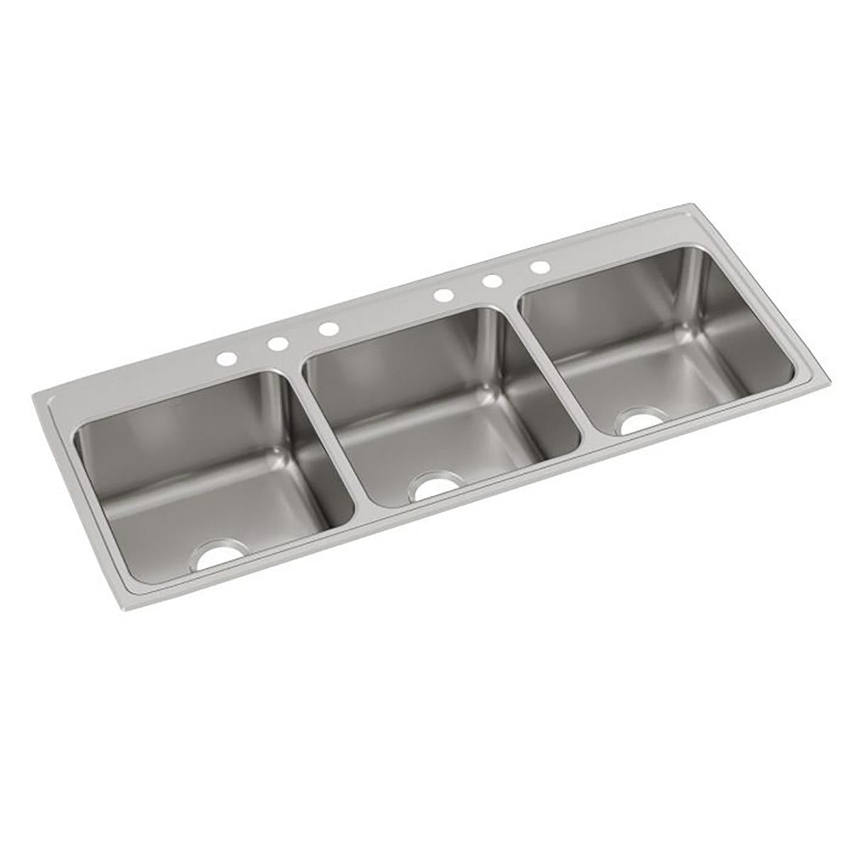 BSC PREFERRED Bsc Preferred LTR5422100 Triple Bowl Drop-in Kitchen Sink