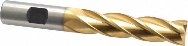 CLEVELAND CONTROLS Cleveland C33395 Square End Mill 5/8 in 4 Flute Hss Tin