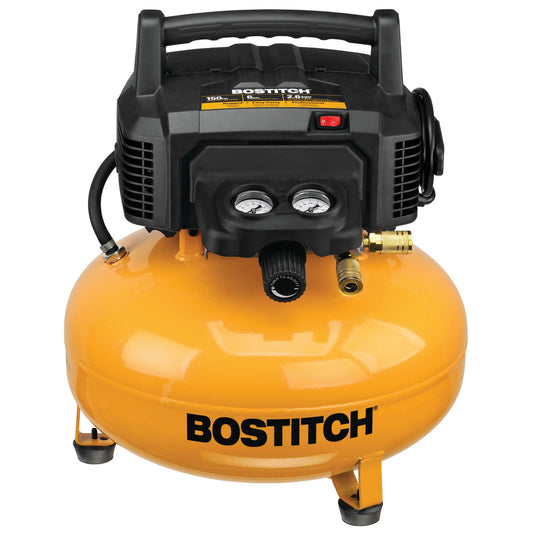 DEWALT BTFP02012 6 Gal 150Psi Oil-Free Pancake Compressor Bostitch