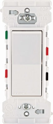 LEVITON Leviton Mfg Co M02-E5603-0MW 3-way Quiet Switch 15A