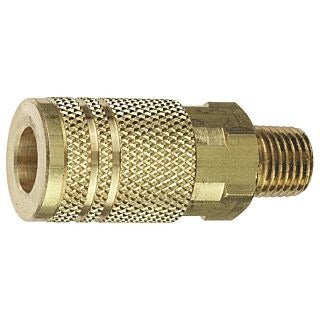 TRU-FLATE Tru-Flate 13-225 I/M-Style Coupler 1/4 in MNPT (Pack)