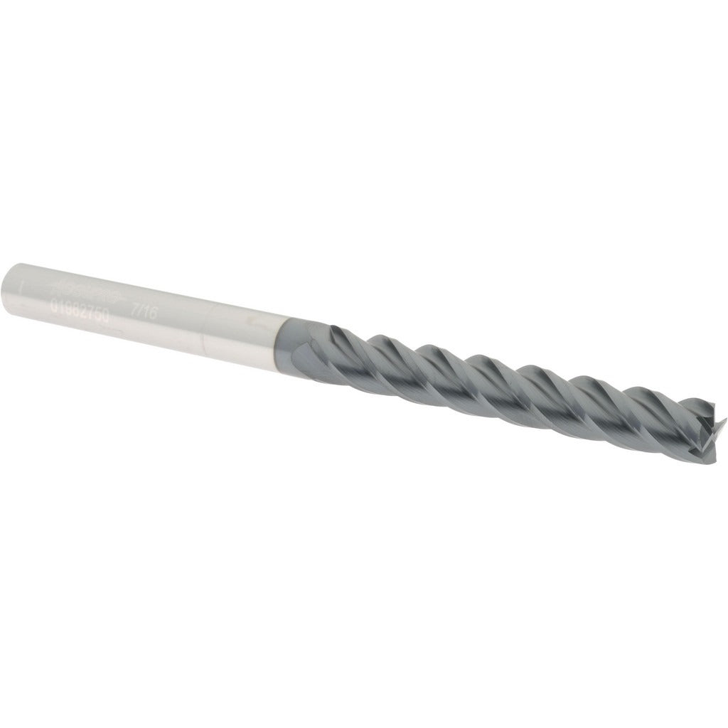 ACCUPRO Accupro 12183305 Square End Mill 7/16 Inch 4 Flute Carbide