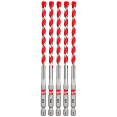 Milwaukee 48-20-9162 1/4 in. SHOCKWAVE™ Carbide Hammer Drill Bits 5PK