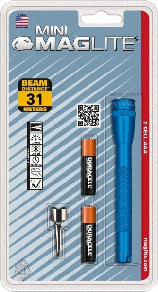 MAGLITE Mag-lite M3A116 Mini Krypton Flashlight Blue Aluminum