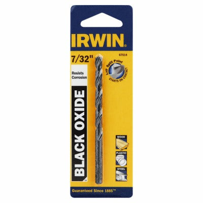 IRWIN Irwin 67514 7/32 in Black Oxide Drill Bit 5-pack M2 Hss