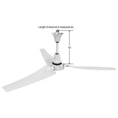 TPI E56CF Industrial Ceiling Fan 3-Blade 56 in.