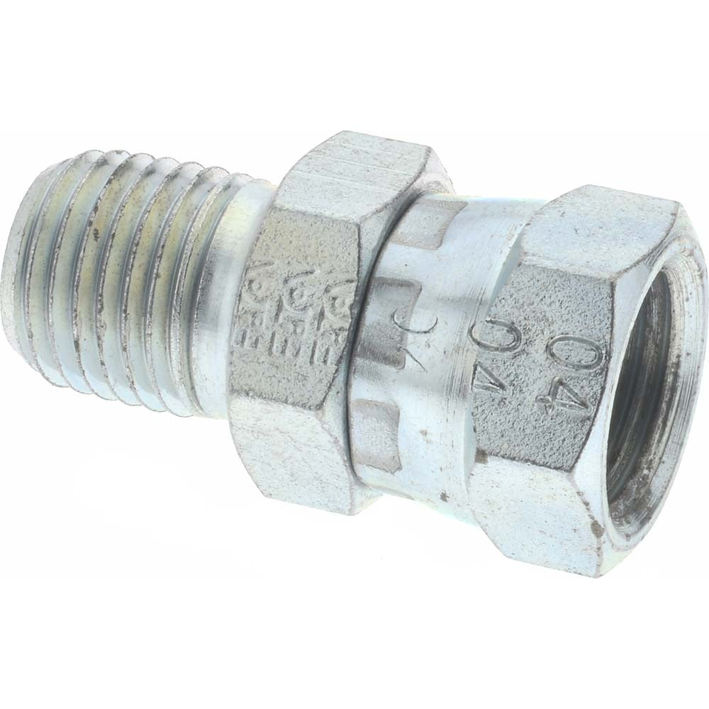 EATON Eaton 2045-4-4S Pipe Adapter 1/4-18 Mnpt X Fnpsm Steel