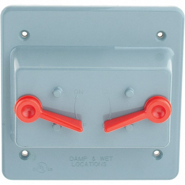 LEVITON Leviton WP2SG-GY Device Electrical Box Cover