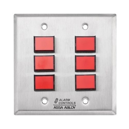 ALARM CONTROLS Alarm Controls Corporation CP1-2280 Remote Wall Plate