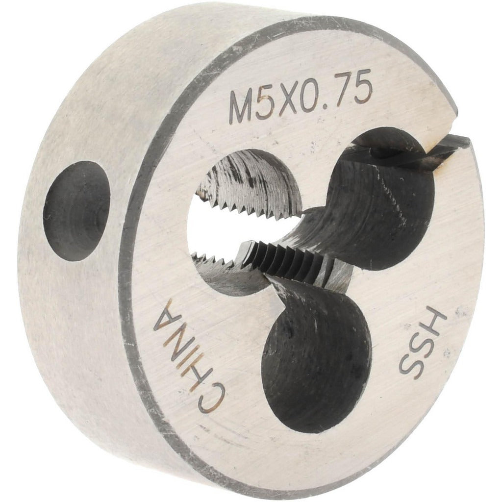 VALUE COLLECTION Value Collection 314-1633 Round Die M5x0.75 1 Inch Od Hss