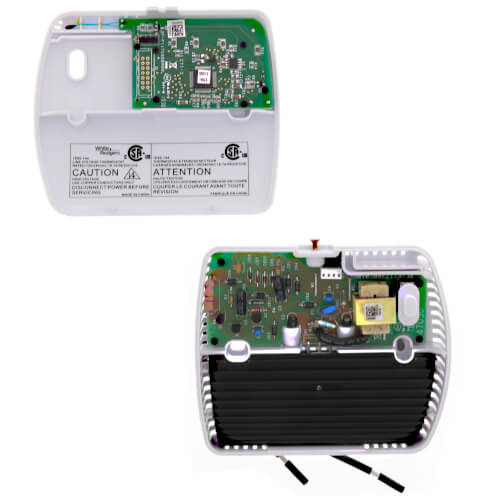 White-Rodgers 1E65-144 Line Voltage Thermostat 120/240VAC SPST Heat Digital Non-Programmable with Lighted Display