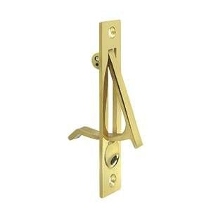 DELTANA Deltana EP475U3-UNL Edge Pull 4in Unlacquered Bright Brass
