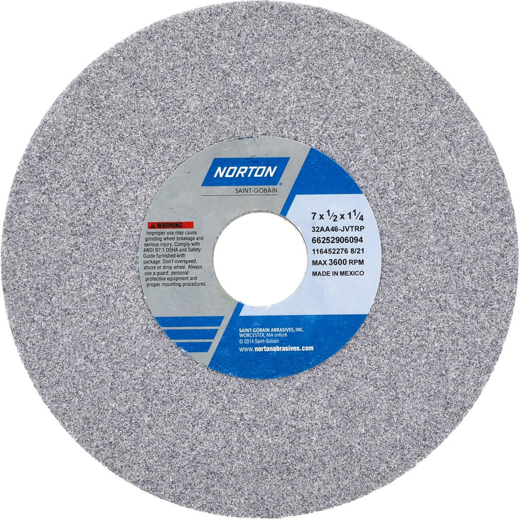 NORTON Norton 66252906094 Surface Grinding Wheel 46 Grit 7in