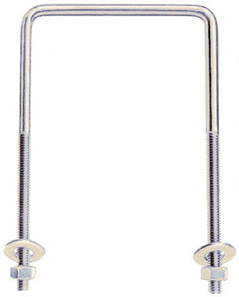 GIBRALTAR Gibraltar GIB51030 Square U-bolt 3/8-16 Unc Steel