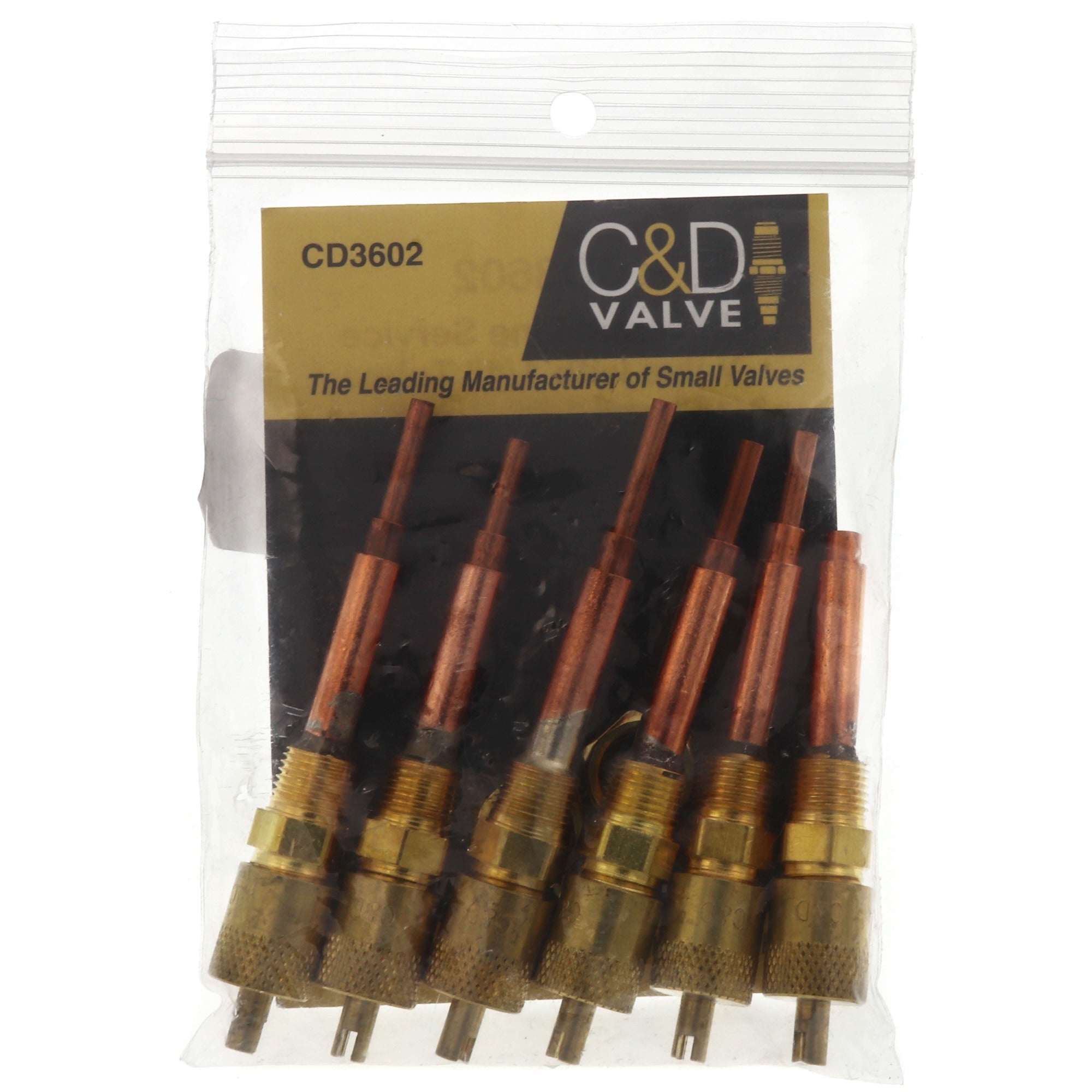 C&D VALVE C&D Valve CD3602/6 1/4 inches male flare access fitting (1/4 inches tube extension, 6 pack) CD2250/6