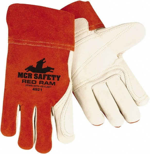 MCR SAFETY Mcr Safety 4921M Cowhide Welding Gloves Medium