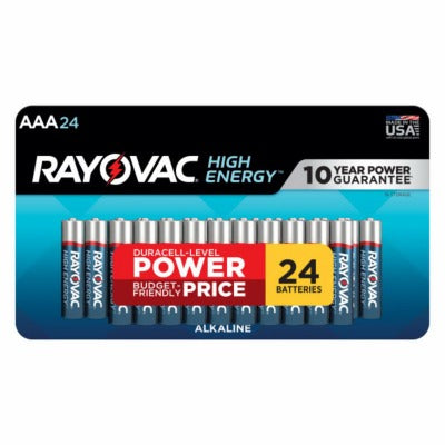 RAYOVAC Rayovac 824-24LTK Aaa Alkaline Battery 24 Pack