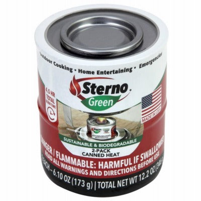 GILES Sterno Group the 20366 Canned Heat Fuel 2 Pack