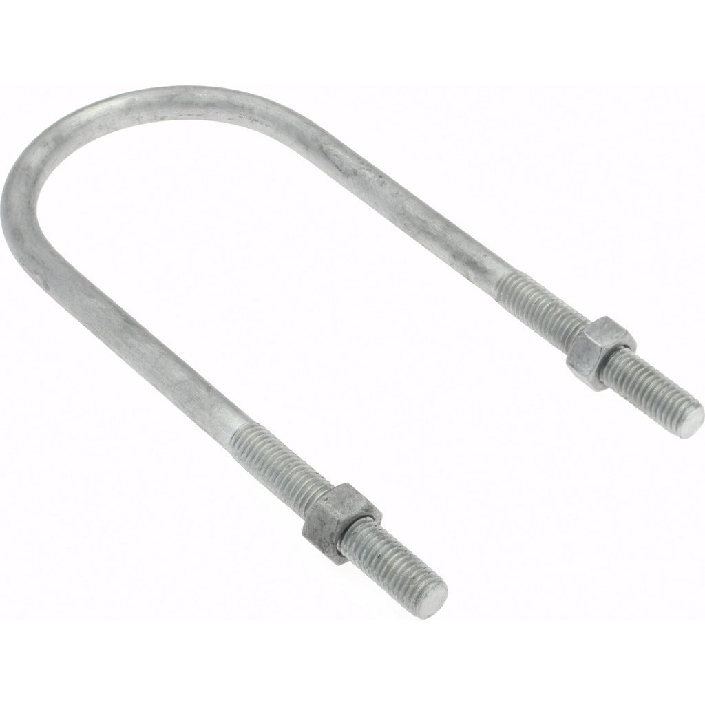 GIBRALTAR Gibraltar GIB53707 Round U-bolt 3 in Pipe Steel Galvanized