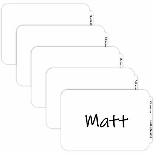 C-LINE C-line CLI92277 Self-adhesive Name Badges Box of 100