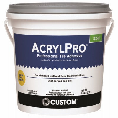 CUSTOM BUILDING PRODUCTS Custom Bldg Products ARL40001-2 Ceramic Tile Mastic 1 Gal