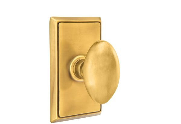 EMTEK Emtek 8121EUS7 Egg Knob Passage Set French Antique Brass