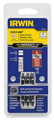 IRWIN Irwin 1876224 Double End Screw Extractor Bit Set 3pc