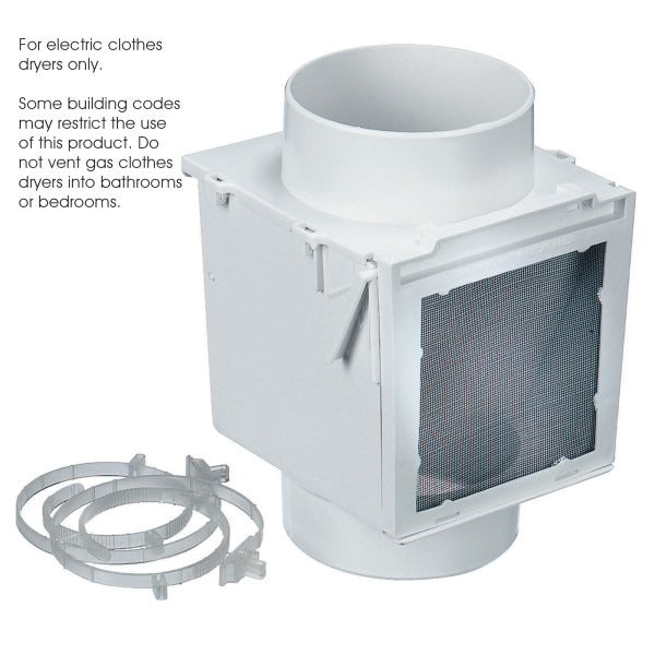 DEFLECTO Deflecto EX12 Extra Heat Dryer Saver (4 in / Includes 2 Clamps)