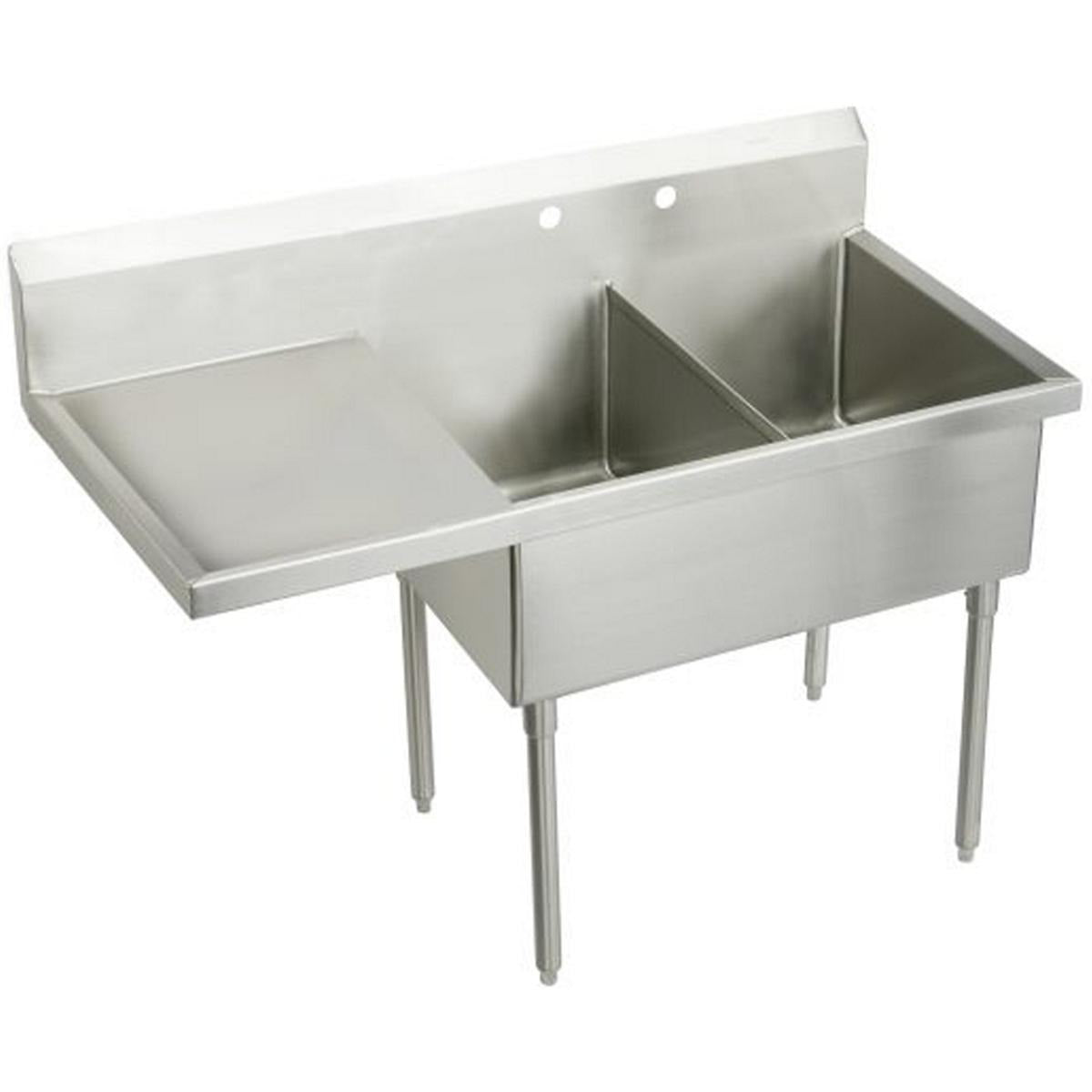 BSC PREFERRED Bsc Preferred WNSF8260L2 Double Compartment Scullery Sink