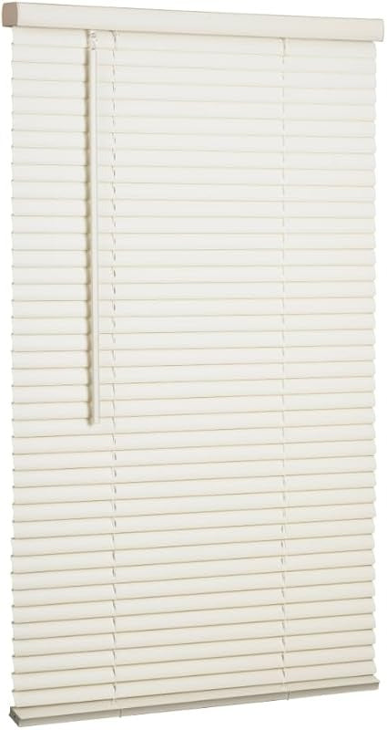 LOTUS & WINDOWARE Lotus & Windoware MLX6360AL Cordless Mini Blind 1 inches Vinyl Slats 63 inches W x 60 inches L