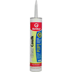 Red Devil 0870 Adhesive Caulk Sealant, 10.1 oz Cartridge, Crystal Clear