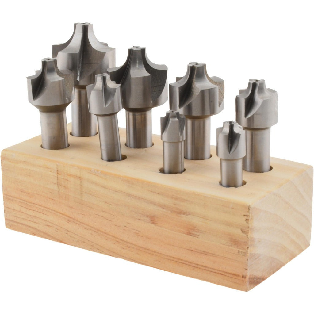 VALUE COLLECTION Value Collection 723-6687 Corner Rounding End Mill Set 8 Pc